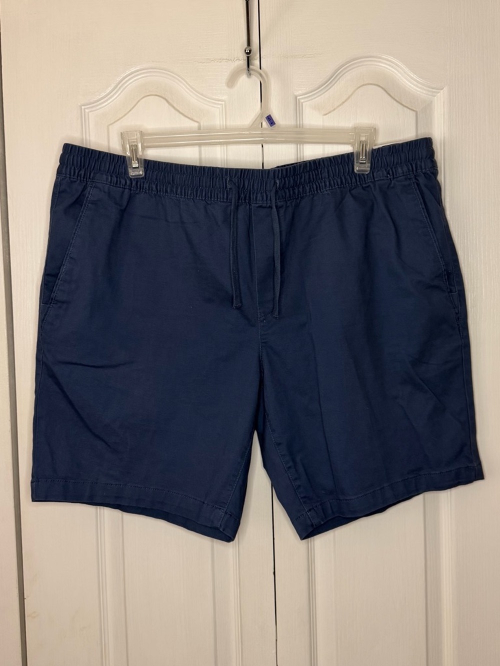 George Men's Drawstring Pull On Shorts pockets Navy Blue XL 40-42 NEW